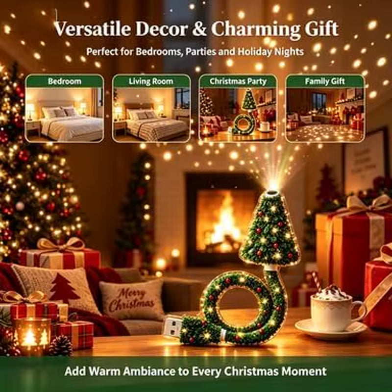 Christmas Tree Ceiling Projector, Plug and Play HD Christmas Projector